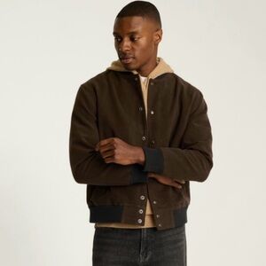 Bonobos Dark Brown Bomber Jacket